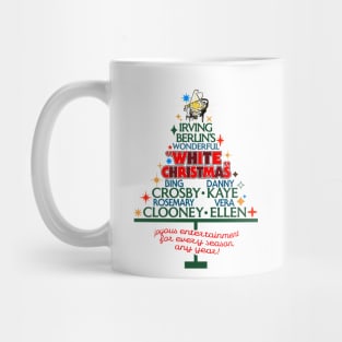 White Christmas Movie Tree Mug